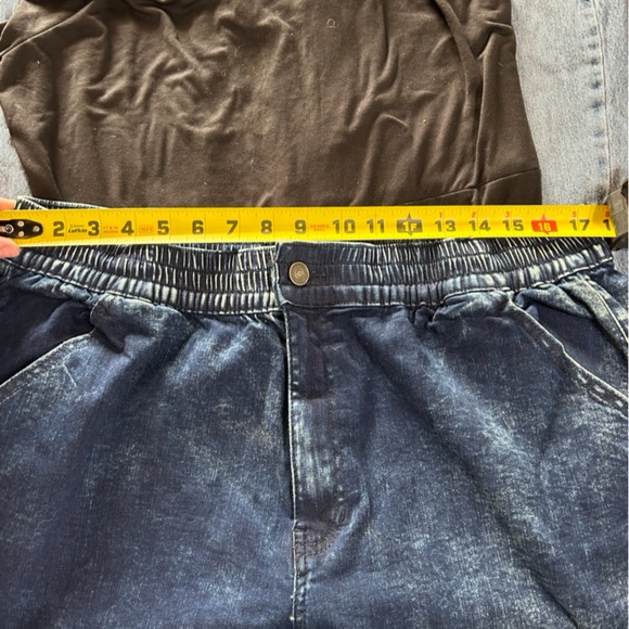 Nwt fashion nova denim cargo jogger size 1X - Picture 5 of 5